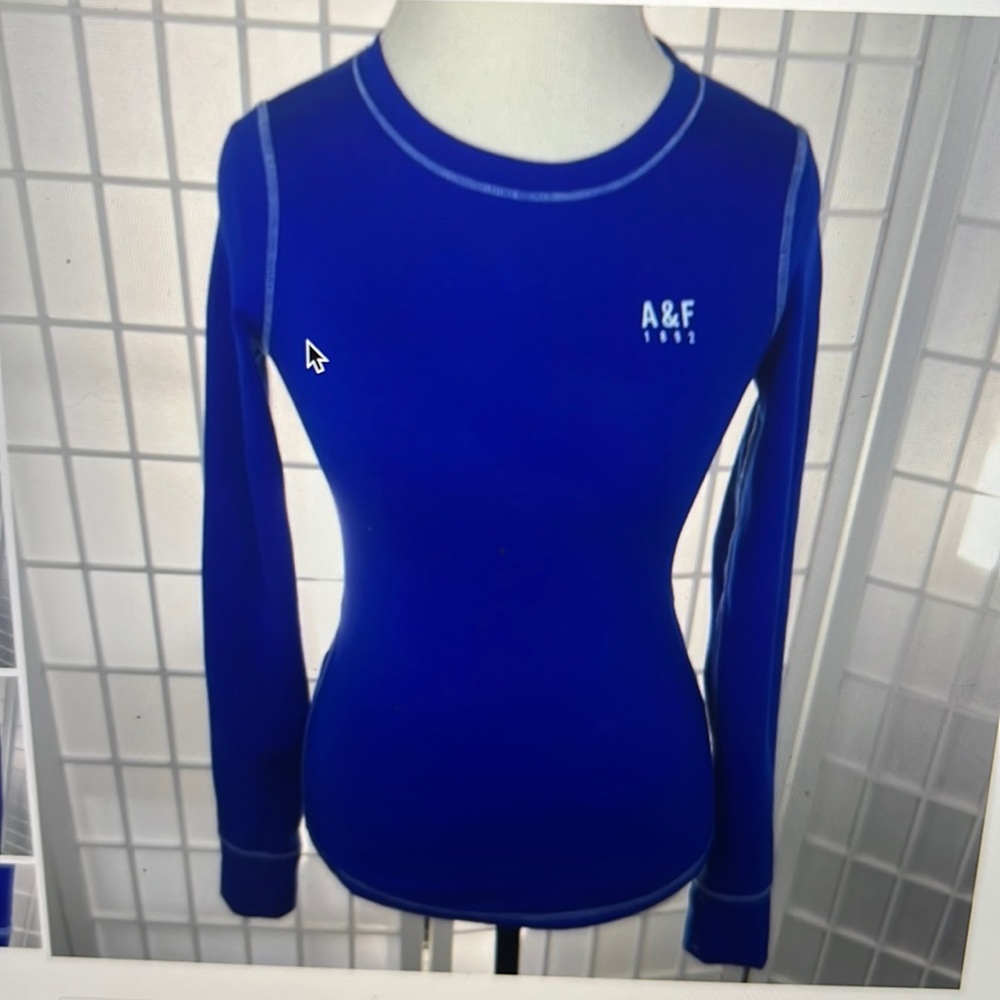Abercrombie and Fitch Active Royal Blue Shirt.